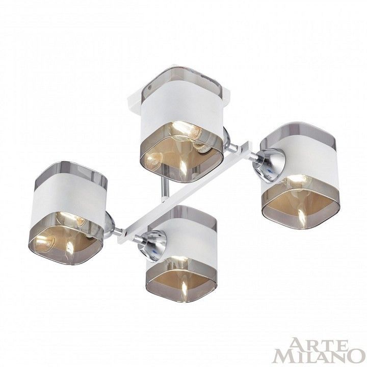 Потолочная люстра Arte Milano AMALFI-329809 329809/4 WH+CR