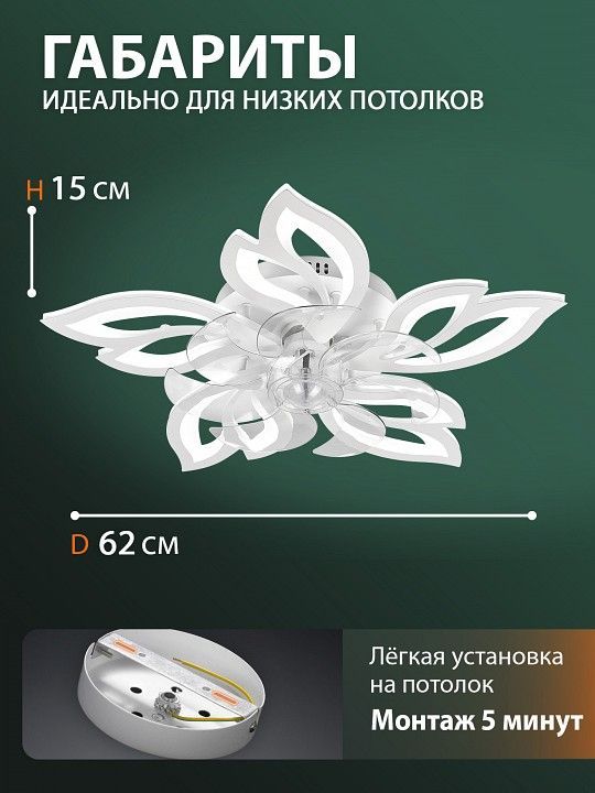 Потолочная люстра Natali Kovaltseva  LED LAMPS 81488