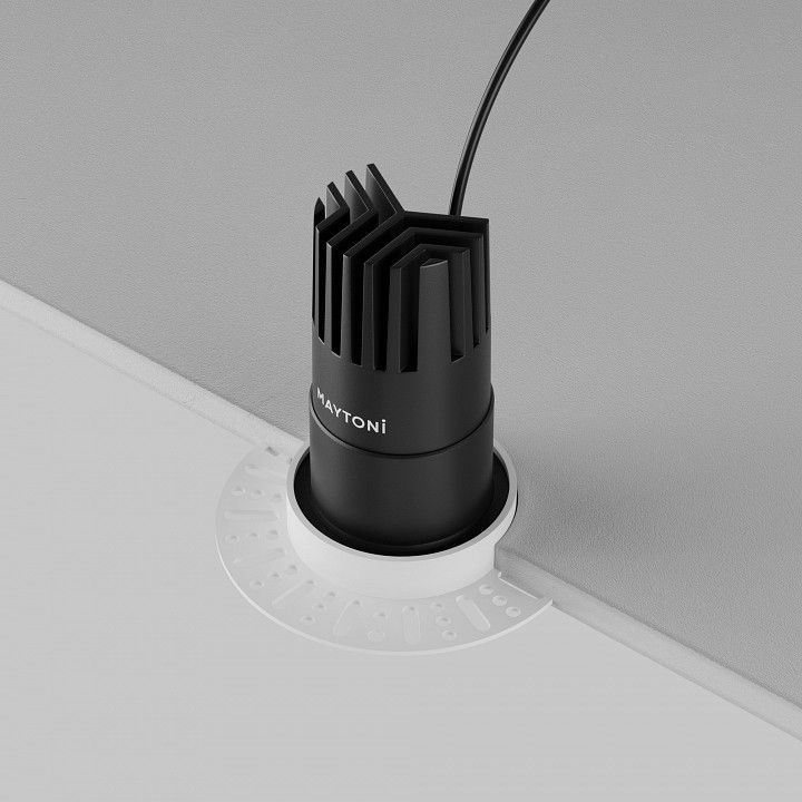 Встраиваемый светильник Maytoni Technical Омут DL120-10W-2.7K-TRS-B