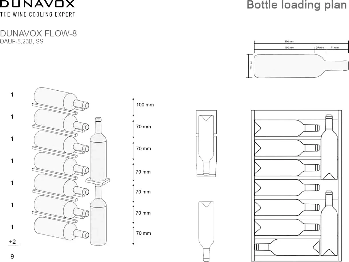 Винный шкаф Dunavox DAUF-8.23SS