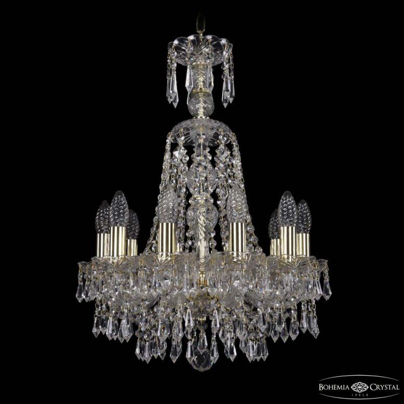 Подвесная люстра Bohemia Ivele Crystal 1403 1403/10/141/XL-61 G
