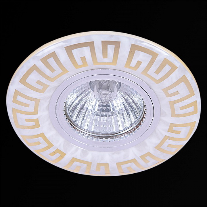 Встраиваемый светильник Reluce  09504-9.0-001MN MR16+LED3W WH/GD