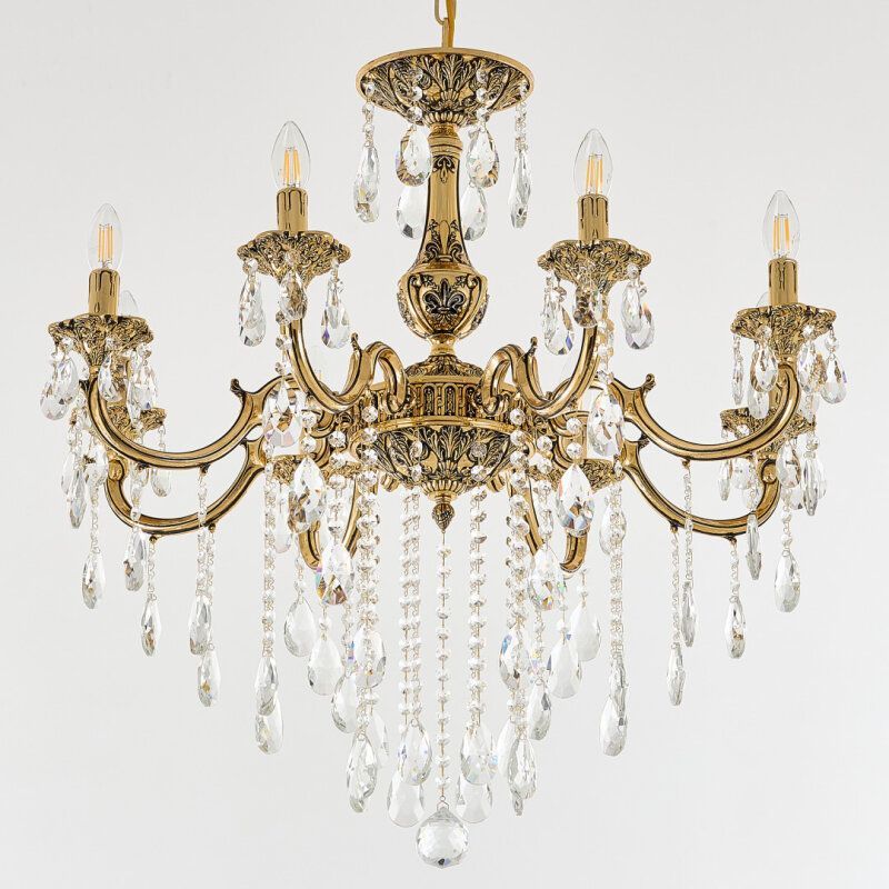 Подвесная люстра Bohemia Ivele Crystal AL7801 AL78101/8/250 B GB