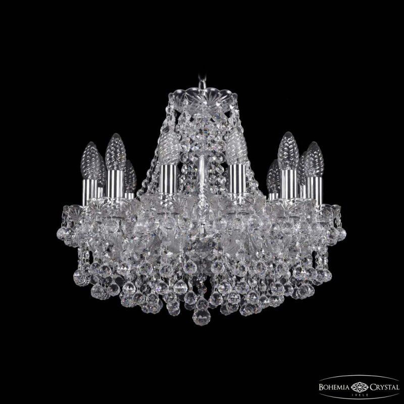 Подвесная люстра Bohemia Ivele Crystal 1409 1409/12/141 Ni