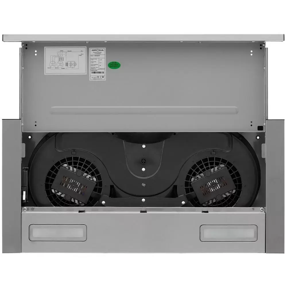 Встраиваемая вытяжка Krona GERDA T 600 inox PB
