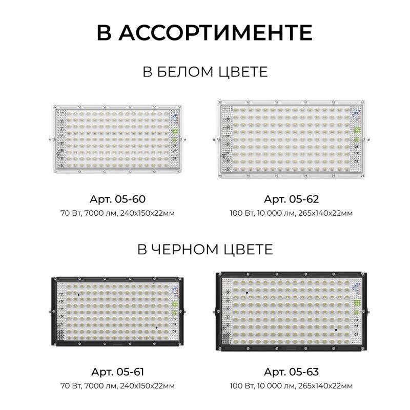 Настенно-потолочный прожектор Apeyron Electrics  05-60