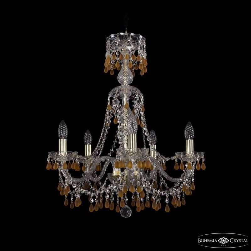 Подвесная люстра Bohemia Ivele Crystal 1410 1410/5/195/XL-66 G V1003