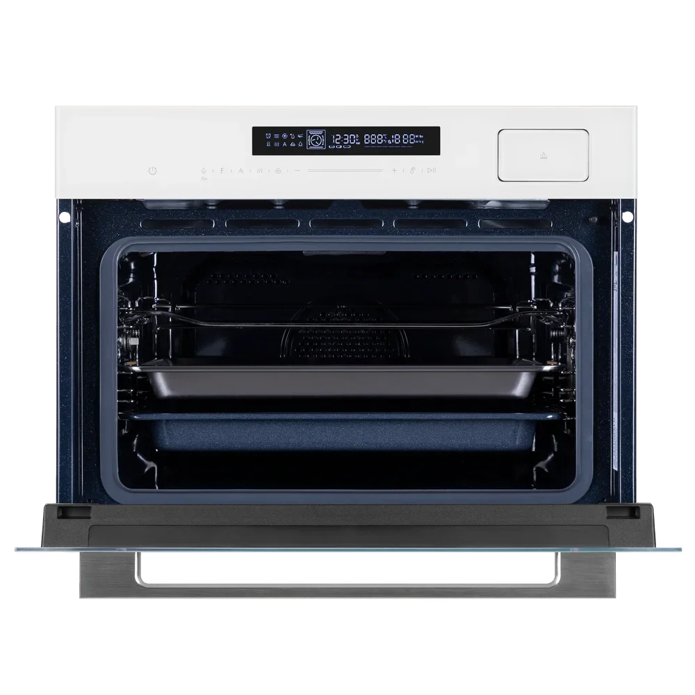 Компактный духовой шкаф с паром Maunfeld MCMO5016STGW