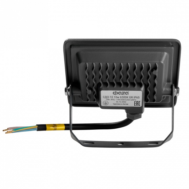 Настенно-потолочный прожектор Jazzway  СДО-10 10w 6500K GR IP65