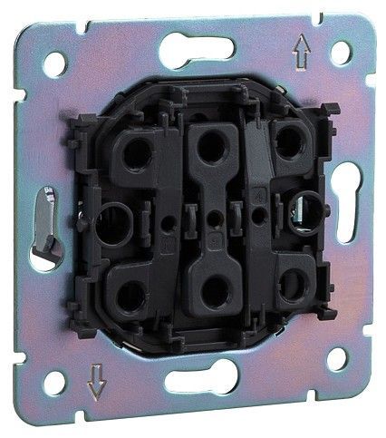 Выключатель трехклавишный без рамки Kranz ROUND KR-78-0707-1