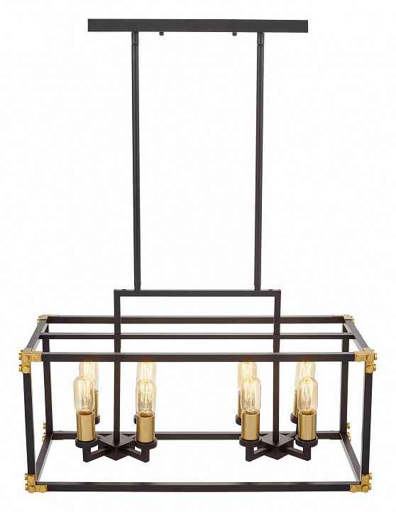 Подвесной светильник LUMINA DECO Waldorf LDP 1140-8 BK+MD