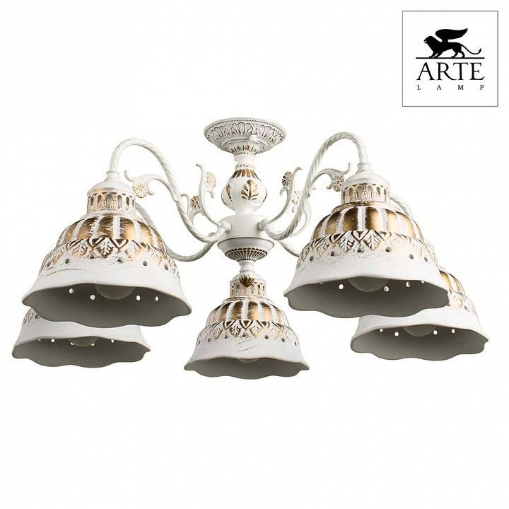 Люстра на штанге Arte Lamp Chiesa A2814PL-5WG