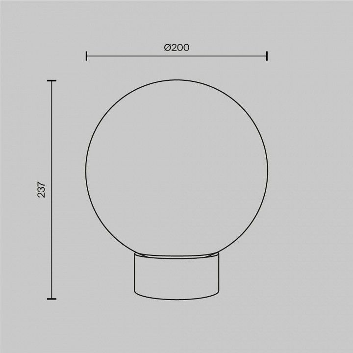 Настольная лампа декоративная Maytoni Basic form MOD321TL-01G3