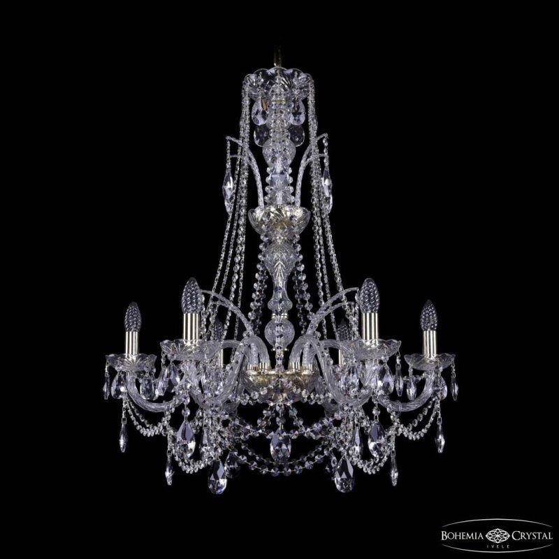 Подвесная люстра Bohemia Ivele Crystal 1411 1411/6/240/XL-83 G