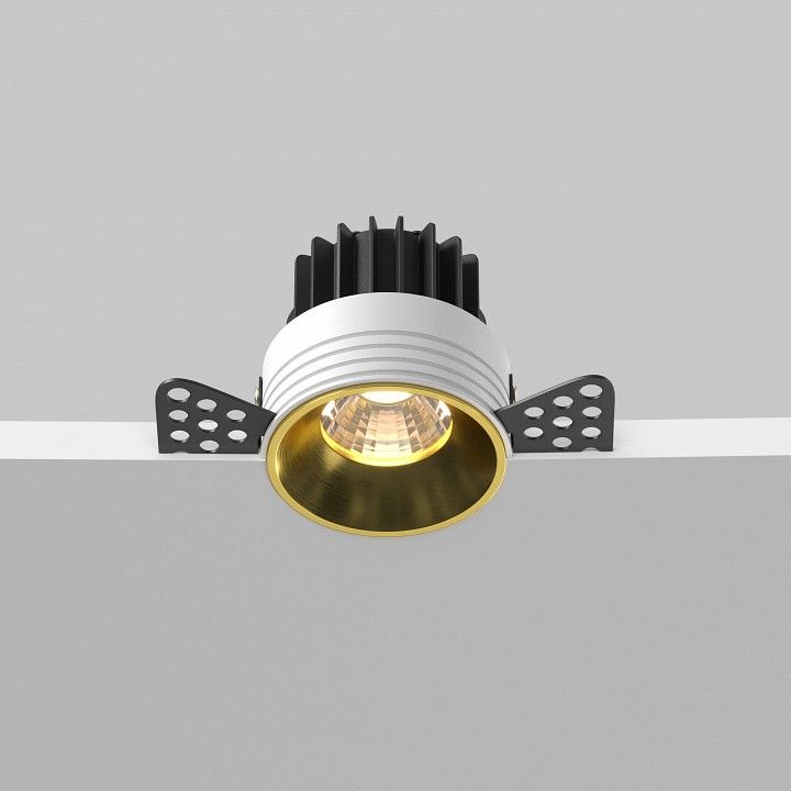 Встраиваемый светильник Maytoni Technical Раунд DL058-7W3K-TRS-BS