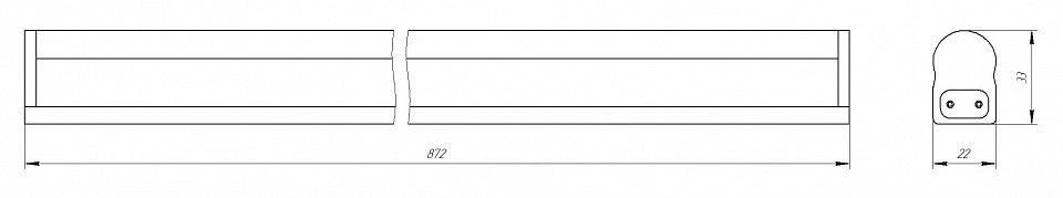 Накладной светильник Эра  LLED-01-12W-4000-W
