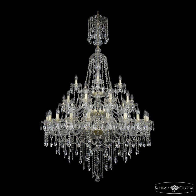 Подвесная люстра Bohemia Ivele Crystal 1415 1415/20+10+5/400/XL-180/3d G