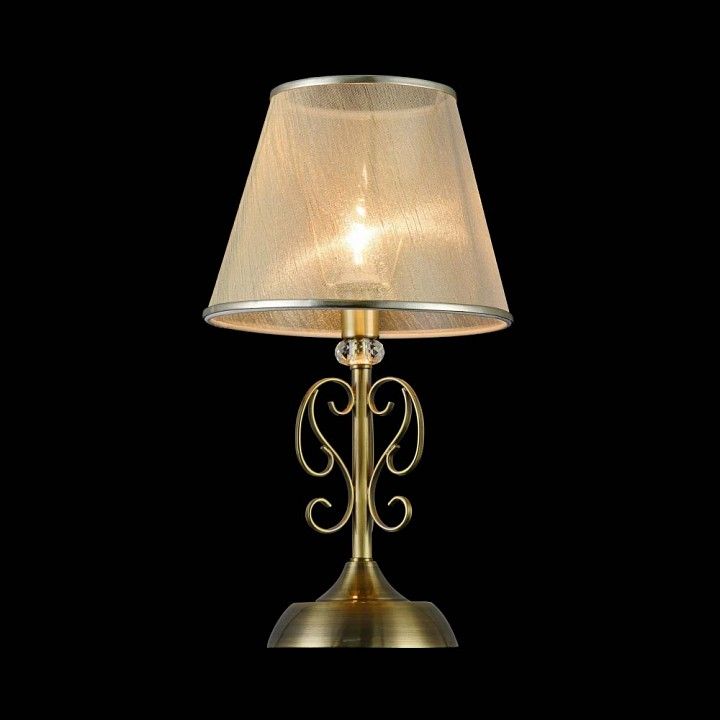 Настольная лампа декоративная Freya Дриана FR2405-TL-01-BS