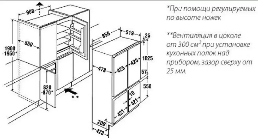 Холодильник Kuppersbusch IKE 4580-1-4 T