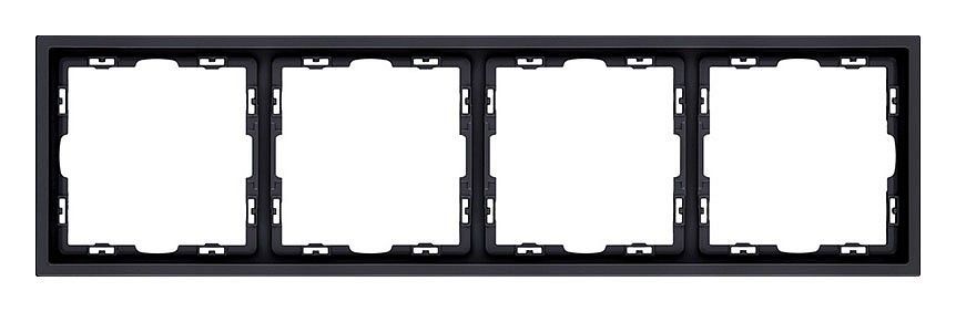 Рамка на 4 поста Kollinger Eclipse EC4BK