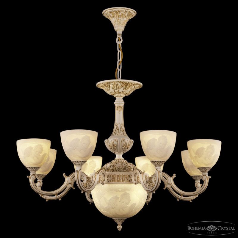 Подвесная люстра Bohemia Ivele Crystal AL7801 AL78101P/8/250 WMG P1 U Angel
