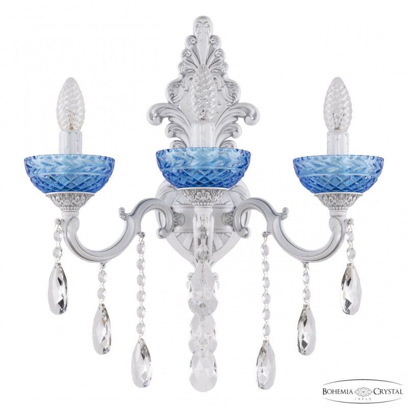Бра Bohemia Ivele Crystal AL7801 AL7801B15/3/175 B WMN P Aquamarine/M-1F