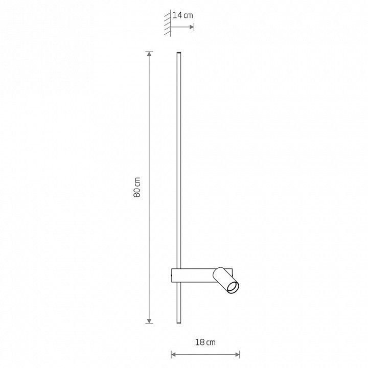 Накладной светильник Nowodvorski Easy Led Left 11578