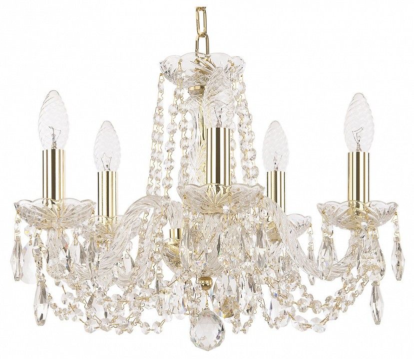 Подвесная люстра Bohemia Ivele Crystal 1402 1402/5/141/G