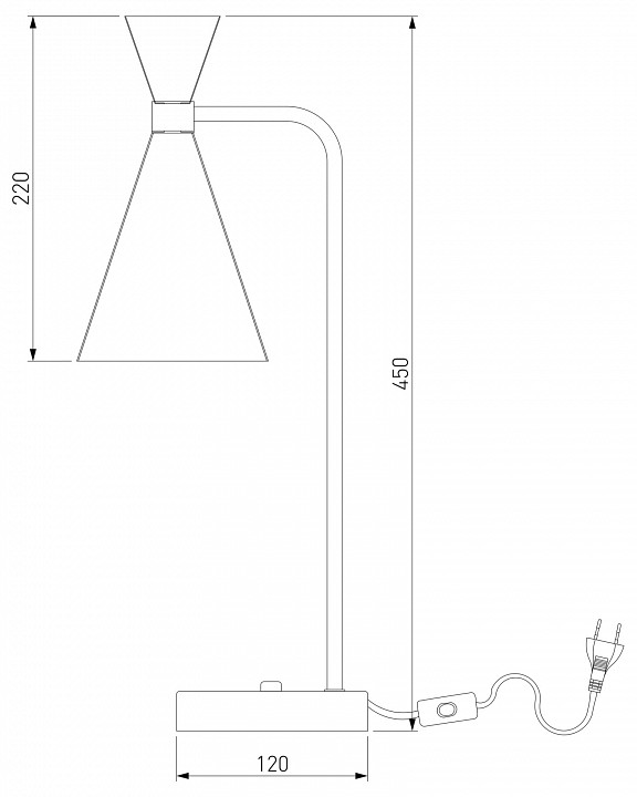 Настольная лампа офисная Bogate's Glustin 01109/1