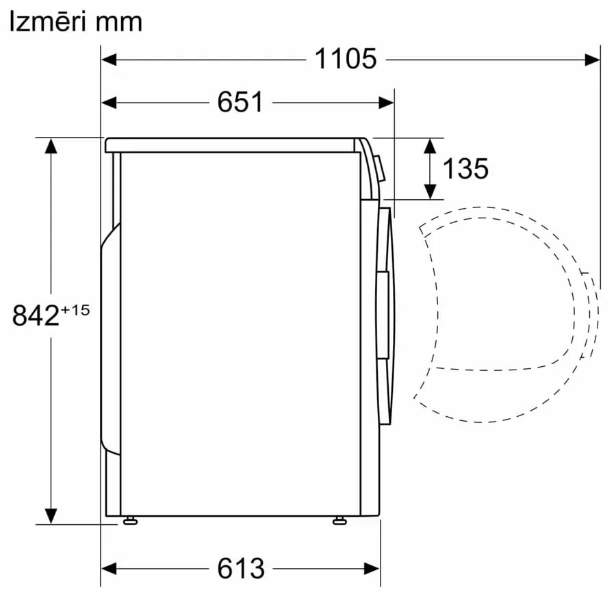 Сушильная машина Bosch WQB246DASN