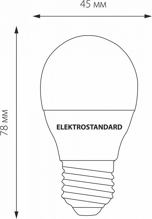 Лампа светодиодная Elektrostandard Mini Classic E27 7Вт 3300K a048624