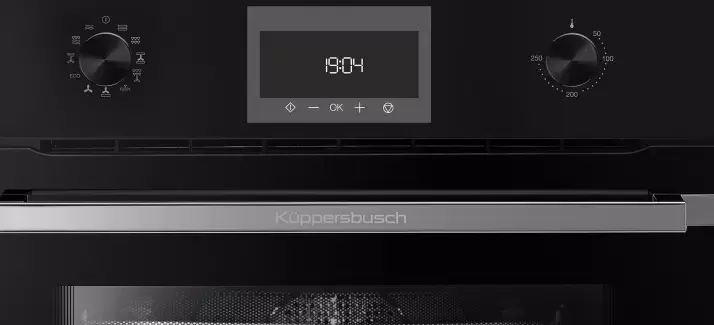 Компактный духовой шкаф с микроволнами Kuppersbusch CBM 6330.0 S3 Silver Chrome