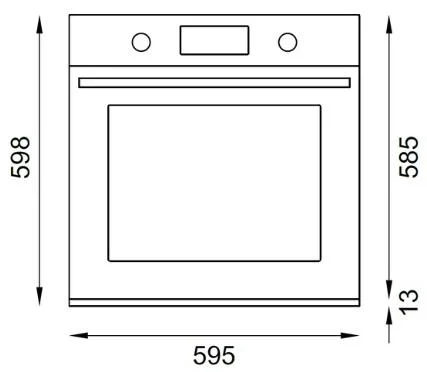 Духовой шкаф с паром Bertazzoni FMOD6117VTB1