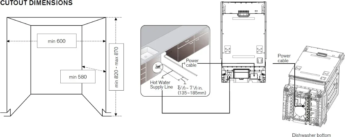 Встраиваемая посудомоечная машина Bertazzoni DW60EPRS