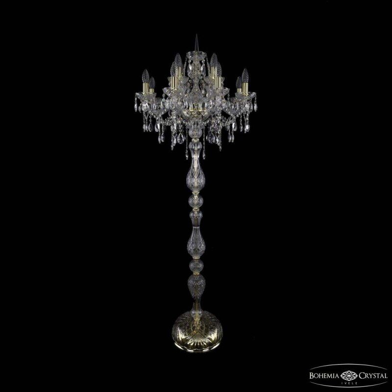 Торшер Bohemia Ivele Crystal 1415 1415T1/8+4/200-165 G