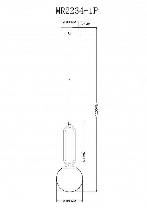 Подвесной светильник MyFar Pierre MR2234-1P