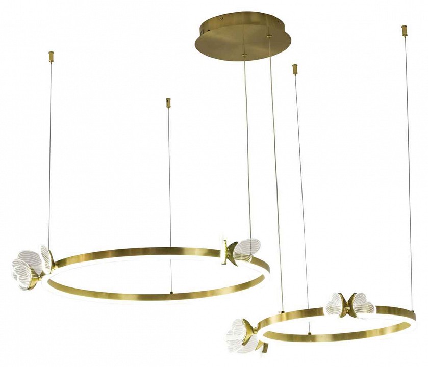 Подвесная люстра AM-Group MARIPOSA MARIPOSA SPD400+600 POLISHED GOLD