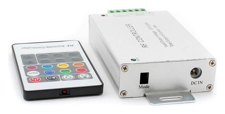 Контроллер-регулятор цвета RGB с пультом ДУ SWG RF RGB RF-RGB-20-18A
