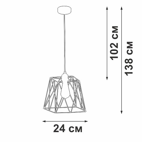 Подвесной светильник Vitaluce V2866 V2866-1/1S