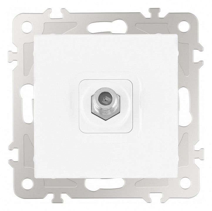 ТВ-розетка без рамки Arte Milano am-206 206.42-1.white