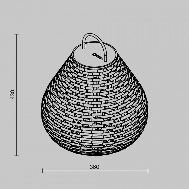 Наземный низкий светильник Maytoni Outdoor Plet O530FL-L5B3K