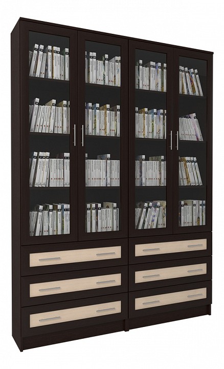 Шкаф книжный Мебелайн-53