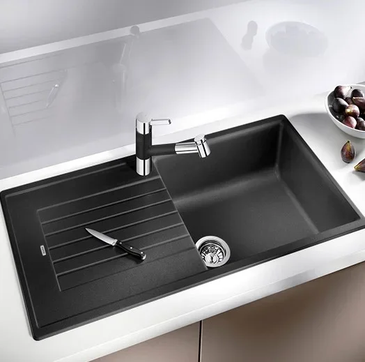 Мойка BLANCO ZIA XL 6 S Silgranit черный
