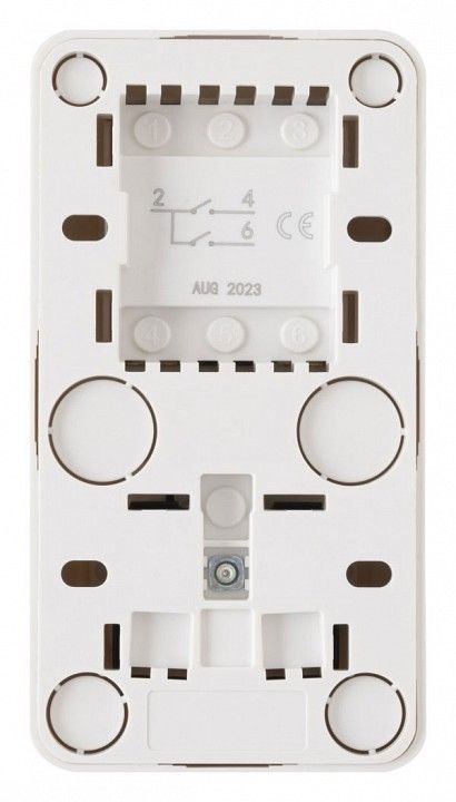 Блок с выключателями двухклавишными Arte Milano am-310 310.53-1.white