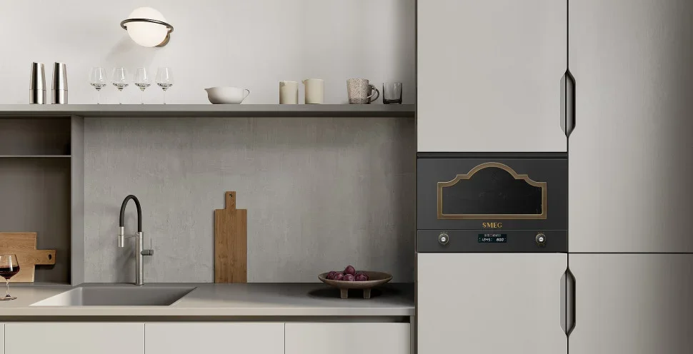 Встраиваемая микроволновая печь Smeg MP722AO
