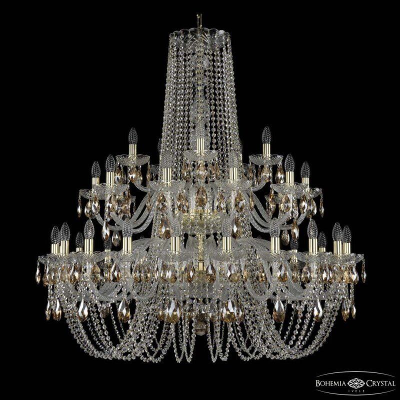Подвесная люстра Bohemia Ivele Crystal 1409 1409/20+10+5/400/2d G K721