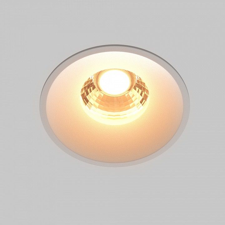 Встраиваемый светильник Maytoni Technical Раунд DL058-12W2.7K-W