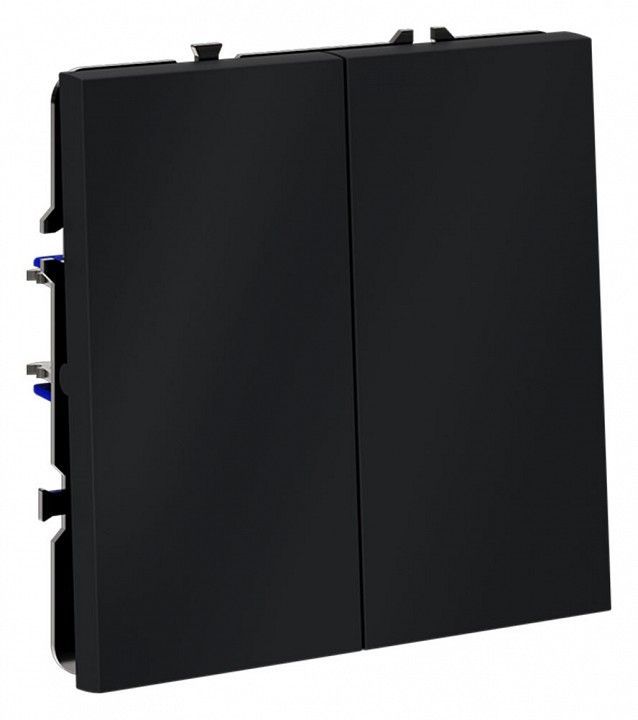 Выключатель двухклавишный без рамки Voltum S70 VLS020107