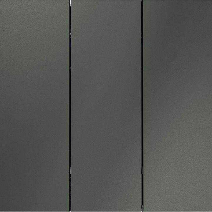 Выключатель трехклавишный без рамки Voltum S70 VLS030106