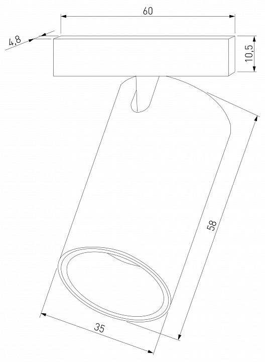 Светильник на штанге Elektrostandard Mini Magnetic a065645